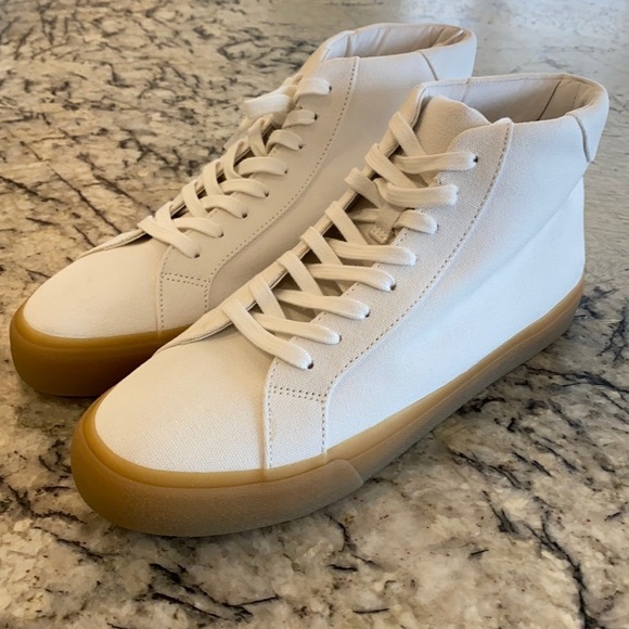 Madewell Sidewalk High-Top Sneakers Canvas ai292 - Picture 1 of 3